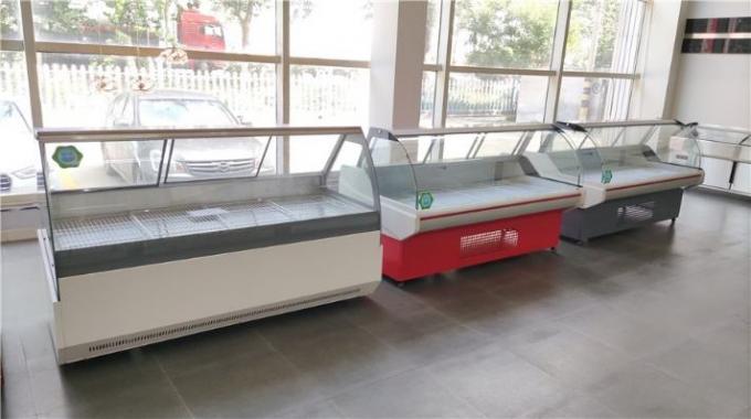 Sürgülü Kapı Dondurma Vitrin Dondurucu Doğrudan Soğutma 10 Tepsi 6 Fıçı 11