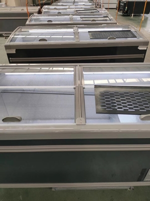 Commercial Glass Freezer Top Freezer Direct Cooling 850mm