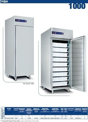 Stainless Steel Sliding Glass Freezer High Capacity