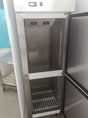 Stainless Steel Sliding Glass Freezer High Capacity