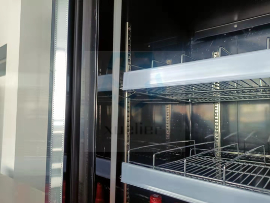 3 Door Restaurant Glass Door Display Freezer 2 To 8 Degree