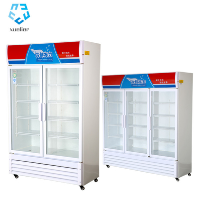 An Economical Refrigerated Freezer Display Cabinet Direct Cooling High-Capacity