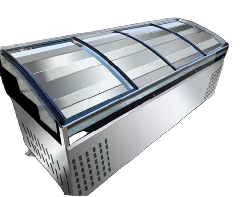 Stainless Steel Fruit Vegetable Display Ladder Cabinet Commercial Multi Step