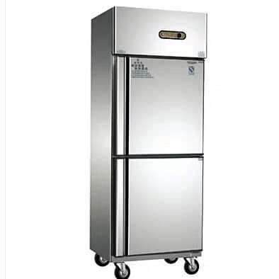 Stainless Steel Sliding Glass Freezer High Capacity